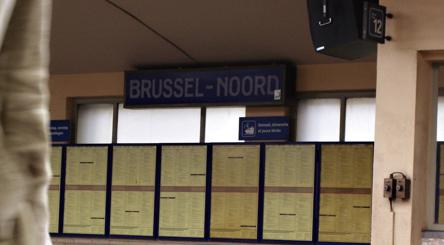 The north staion at Brussels 